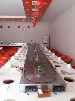 南京然熙達餐飲設備 不銹鋼旋轉小火鍋與回轉麻辣燙傳送帶解決方案